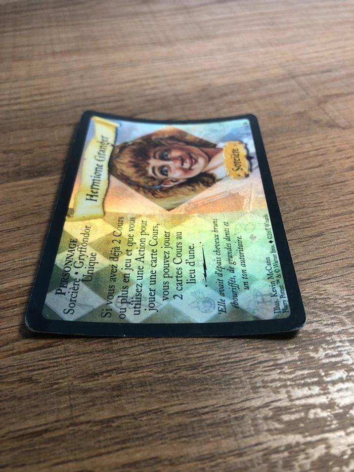 Carte Harry Potter tcg wizards , 10/116 VF foil hermione granger - photo numéro 3