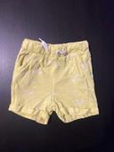 Short palmiers jaune garçon été