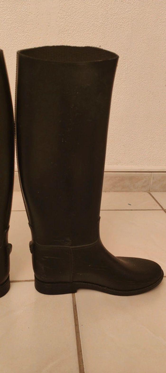 Bottes noires tailles 40 bon état 10e - photo numéro 4