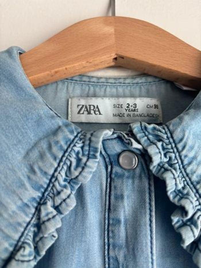 Zara baby robe denim - photo numéro 3