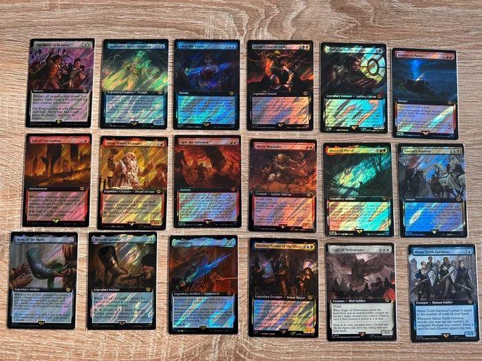 Lot de 700 cartes lord of the rings ( seigneur des anneaux) magic the gathering ENG - photo numéro 9