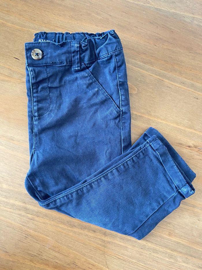 Pantalon chino bleu foncé Kiabi 86cm - photo numéro 6