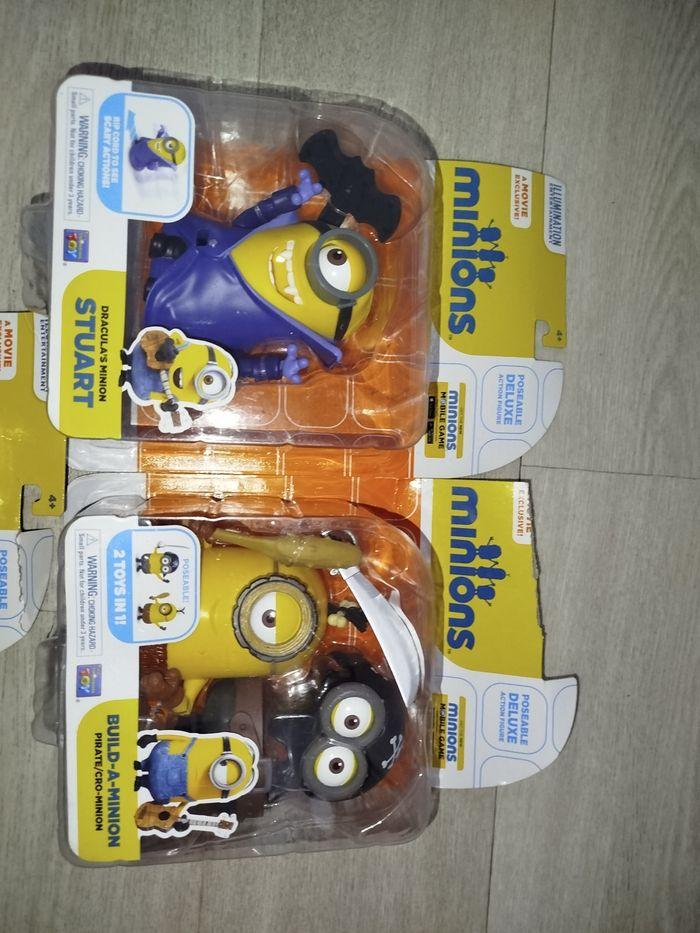 Lot de 3 grande figurine minions neuf avec emballage - photo numéro 2