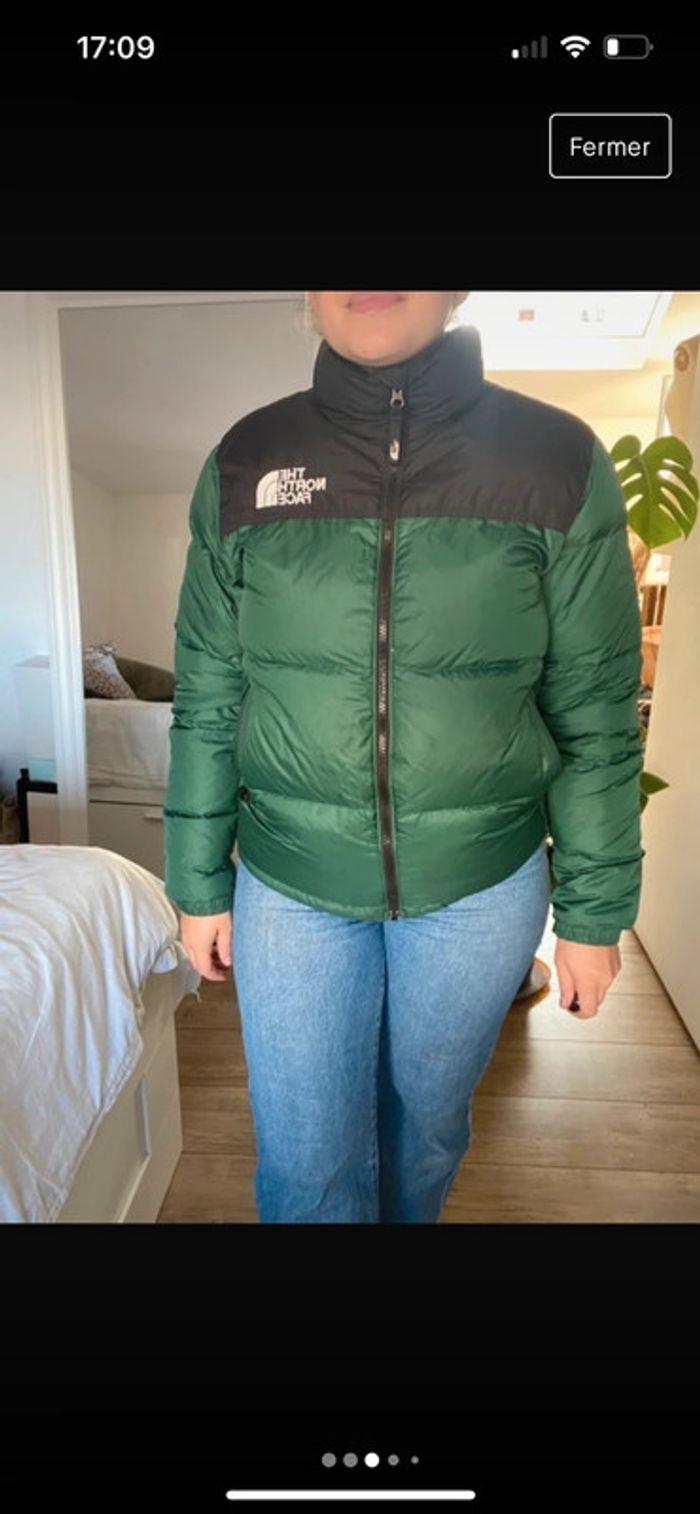 Doudoune vert The north face 700 Nuptse taille XL enfant ou S femme - photo numéro 12