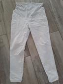 Pantalon grossesse  blanc  taille 46