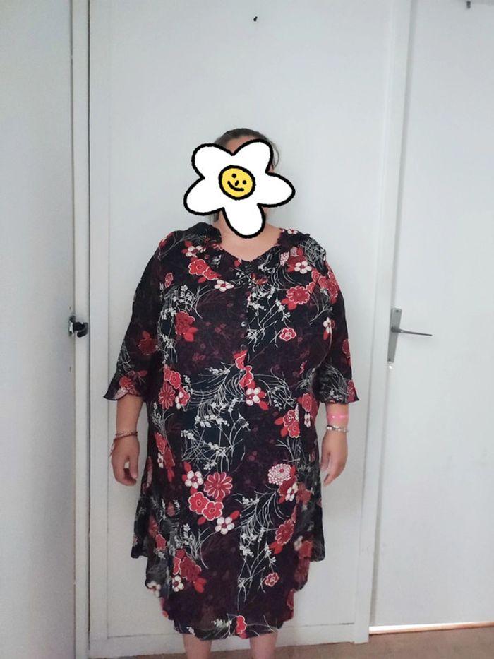 Robe vintage / grande taille femme - photo numéro 1