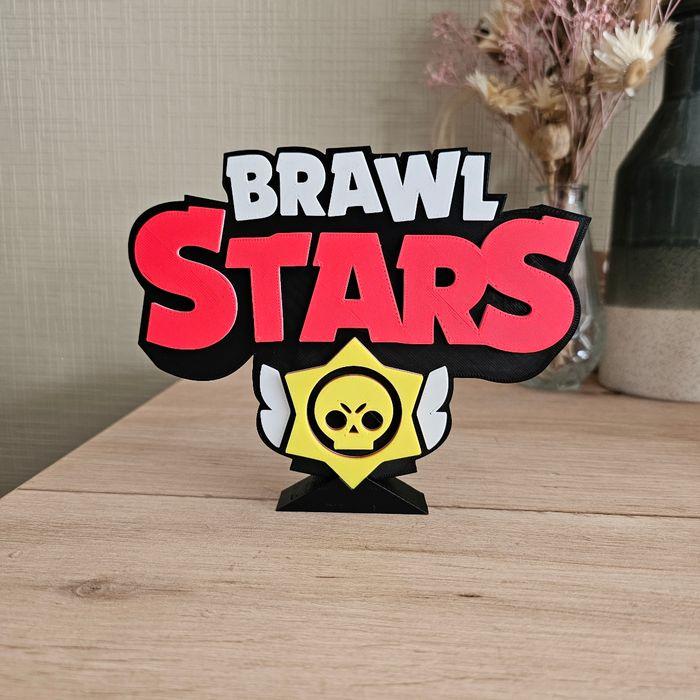 Figurine logo Brawl Stars 17x13cm FanArt - photo numéro 1