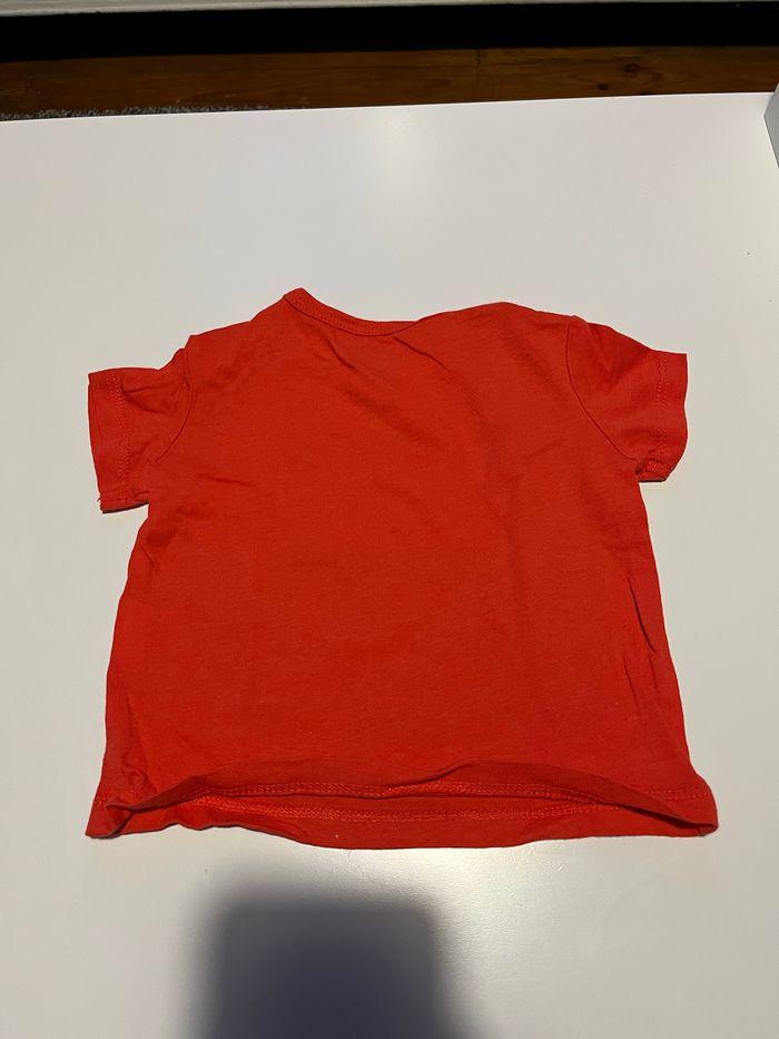 T-shirt rouge kiabi 3 mois - photo numéro 2