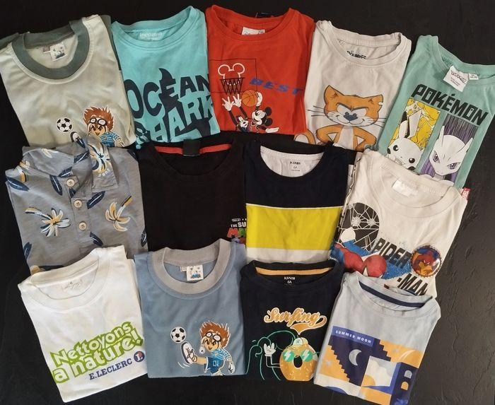 Lot de 12 t-shirts garçon 6 ans - photo numéro 1