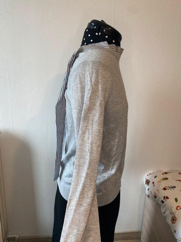 Pull fin avec noeud dans le dos gris Primark taille S / 36 - photo numéro 8