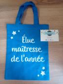 Petit sac en tissus élue maîtresse de l'année