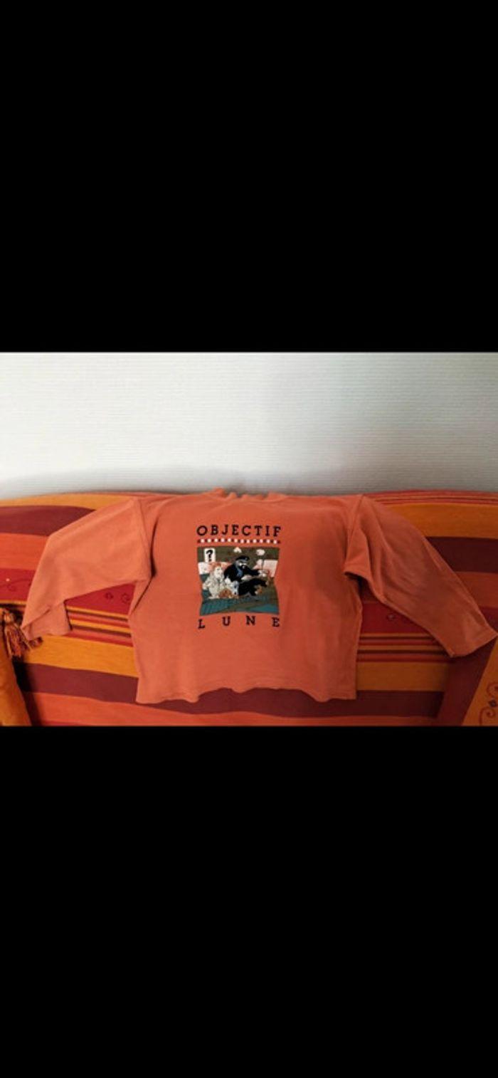 T-shirt manches longues tintin - photo numéro 1