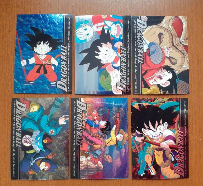 Lot 6 prismes sp trading card db cartes dbz - photo numéro 1