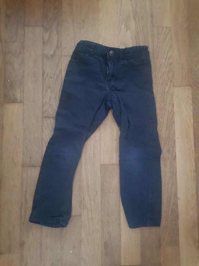 Pantalon bleu marine kiabi 4 ans - photo numéro 1