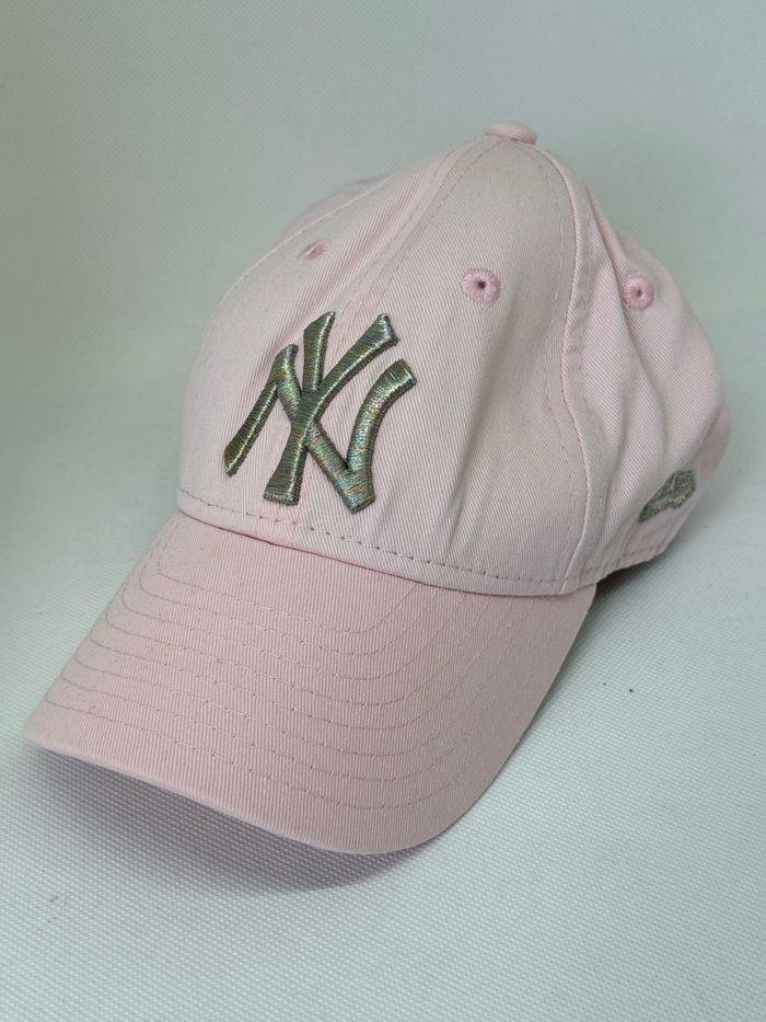 Casquette réglable rose New Era New York - photo numéro 2