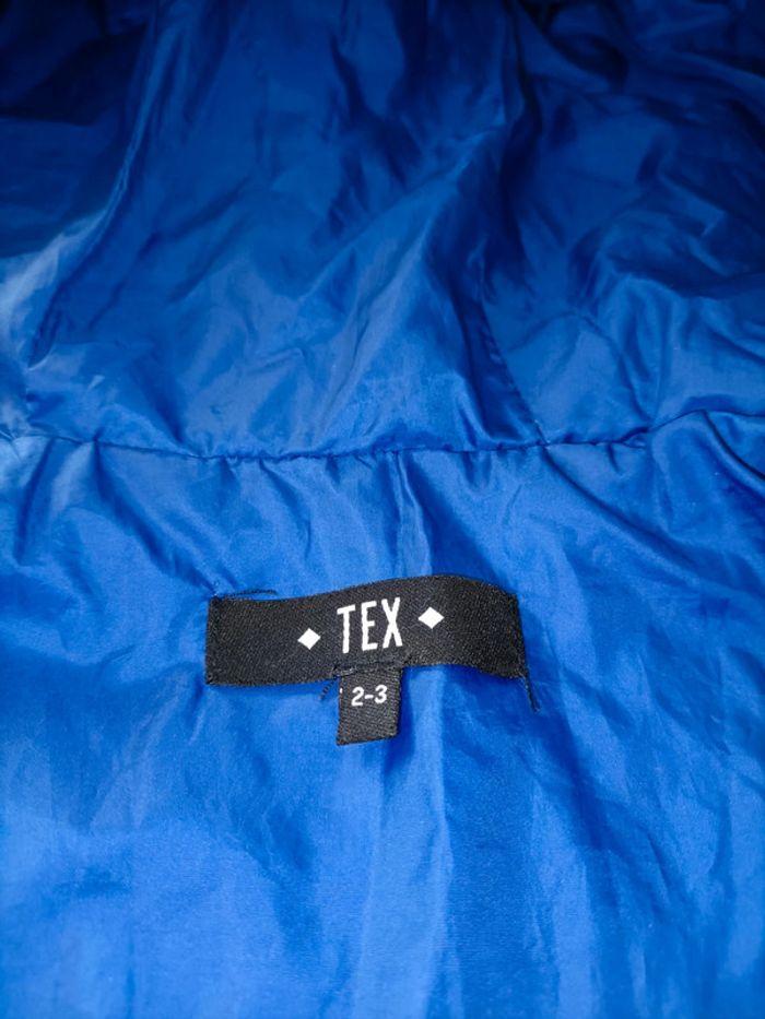 Blouson doudoune bleu tex 2- 3 ans - photo numéro 5