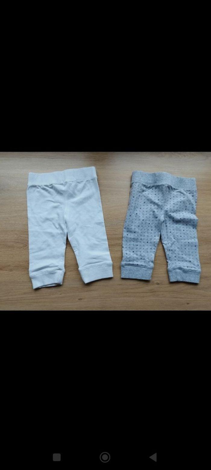 Lot de 2 tee shirt manches longues et 2 pantalons - photo numéro 2