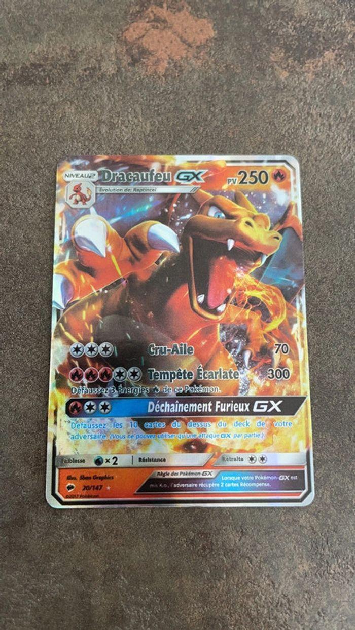 Carte pokemon dracaufeu gx - photo numéro 1