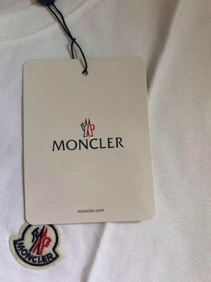 T shirt blanc moncler - photo numéro 2