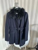 Manteau Claudie Pierlot T:40 bleu marine