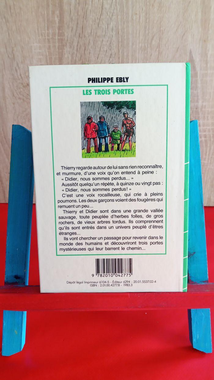 Les Trois Portes, Philippe Ebly, 1983, bibliothèque verte - photo numéro 2