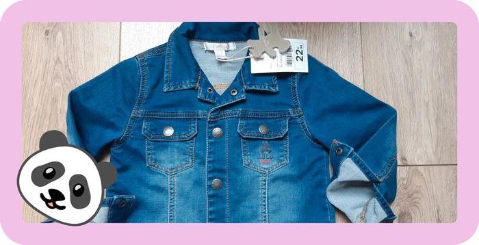 Veste en jeans lulu castagnette bleue 36m neuve avec étiquette - photo numéro 2