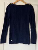 Pull-over bleu marine Ralph Lauren