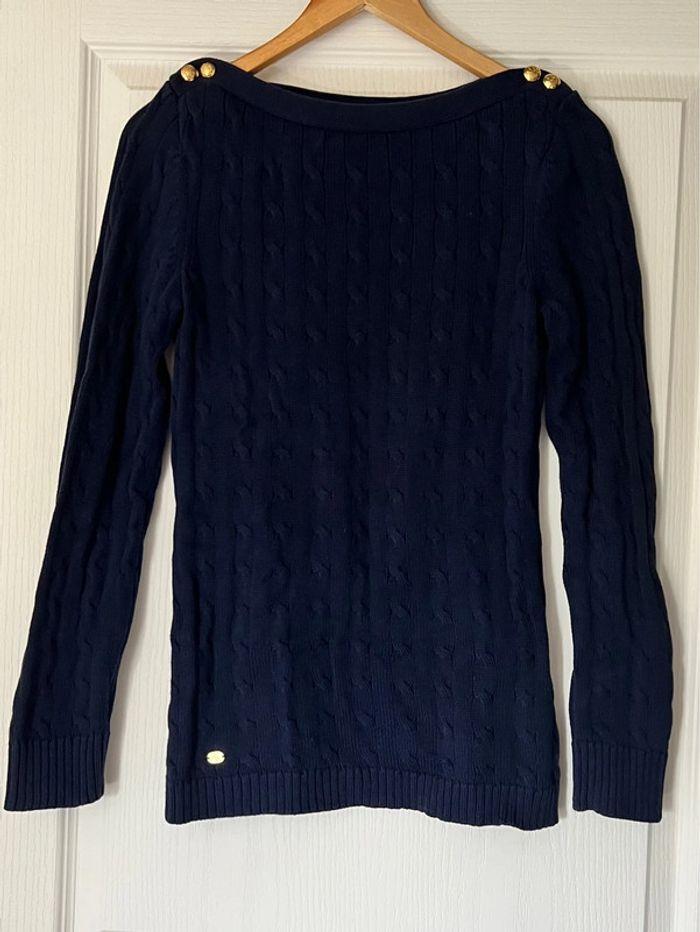 Pull-over bleu marine Ralph Lauren - photo numéro 1