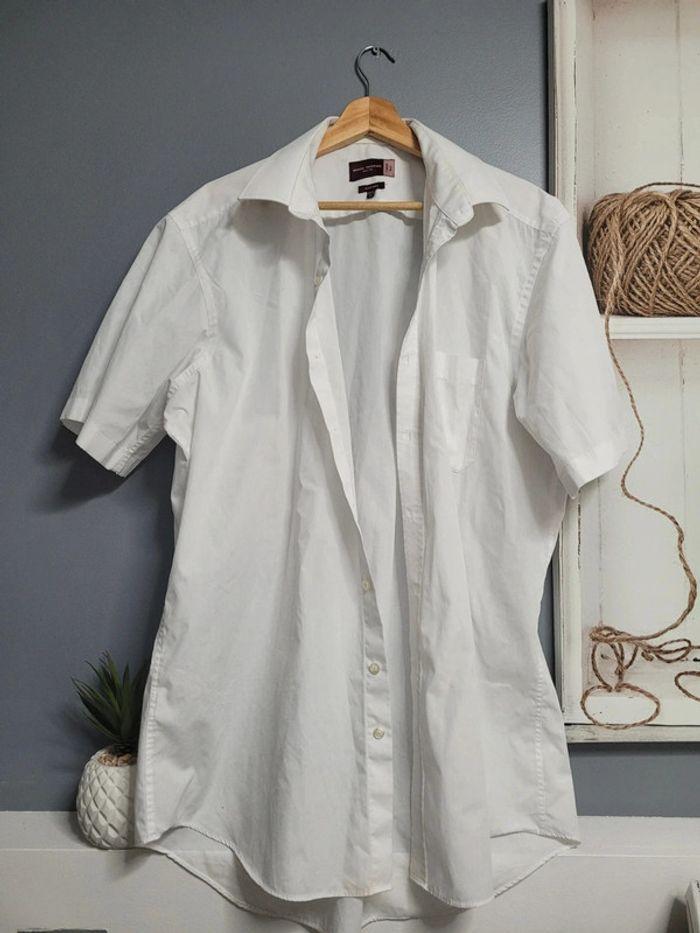 🌻 Chemise brook taverner homme T44 blanche - photo numéro 6