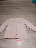 Gilet rose pale