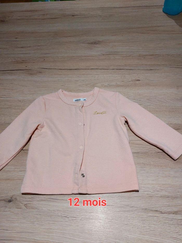 Gilet rose pale