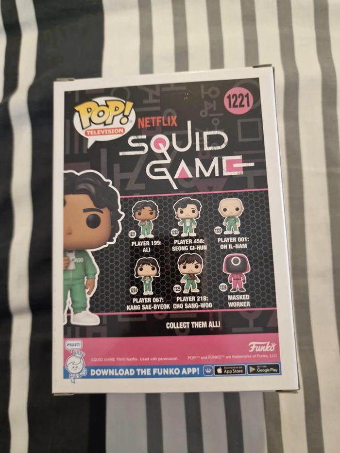 Pop funko squid game player 199 ali - photo numéro 3