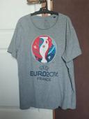 T-shirt XL gris Euro 2016 France