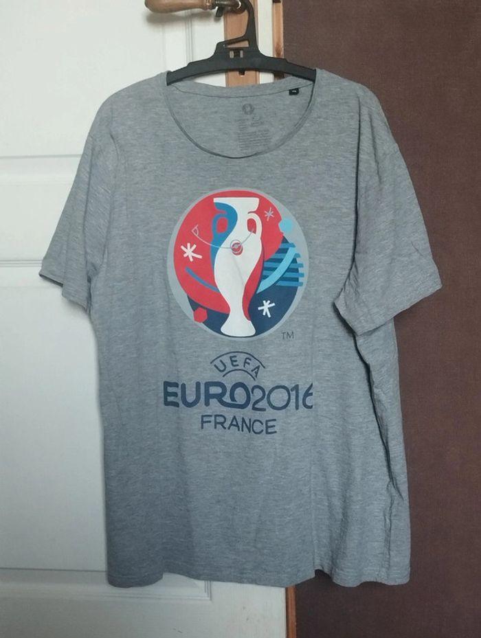 T-shirt XL gris Euro 2016 France - photo numéro 1