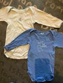 Lot 2 bodies petit bateau 6mois