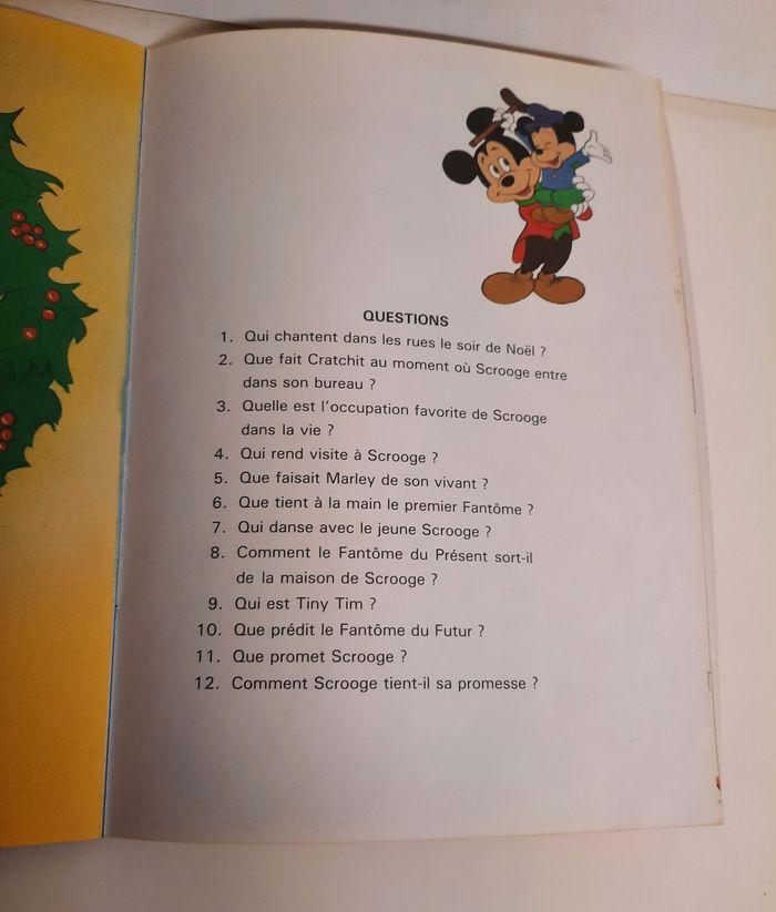 Album Disney multi-éducatifs Le Noël de Mickey, vintage 1984 - photo numéro 4