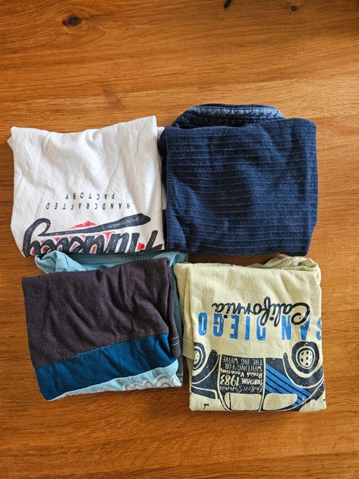 Lot de 4 t-shirts manches courtes - photo numéro 2