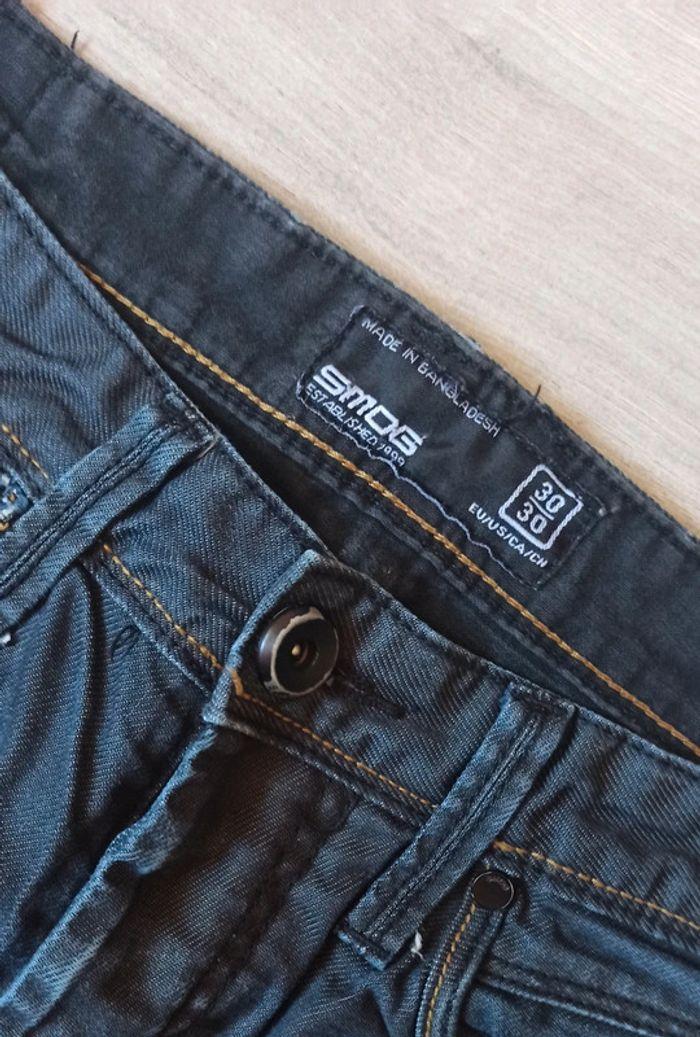 Pantalon jeans huilé - photo numéro 3