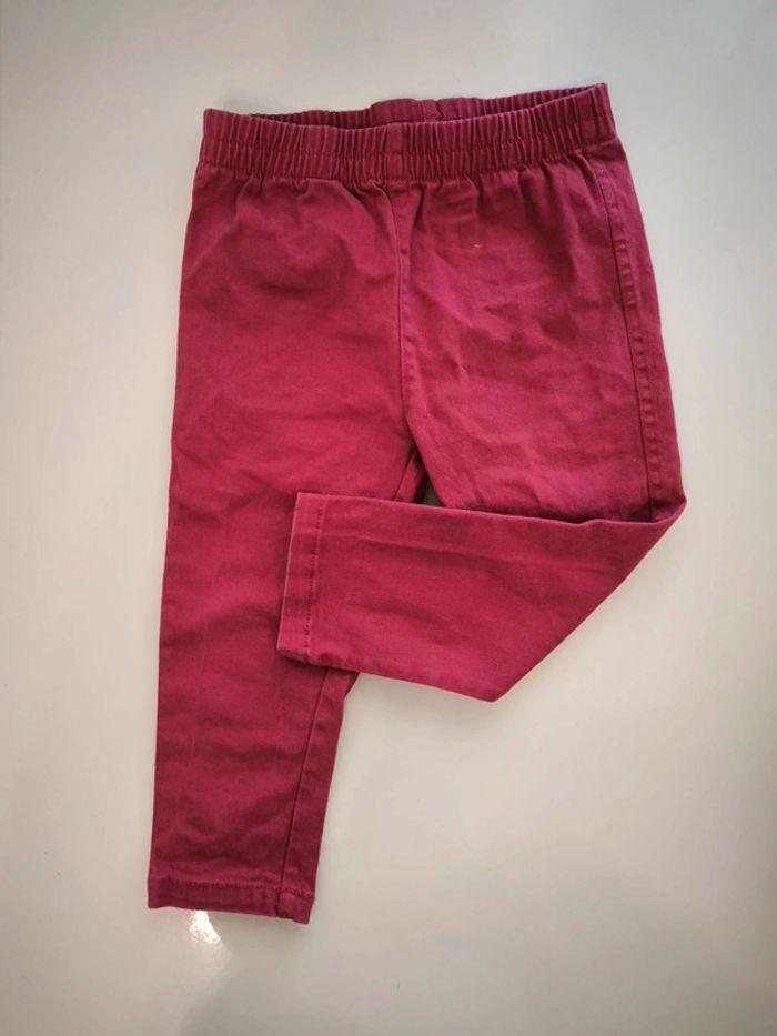 Pantalon bordeaux 18mois - photo numéro 2