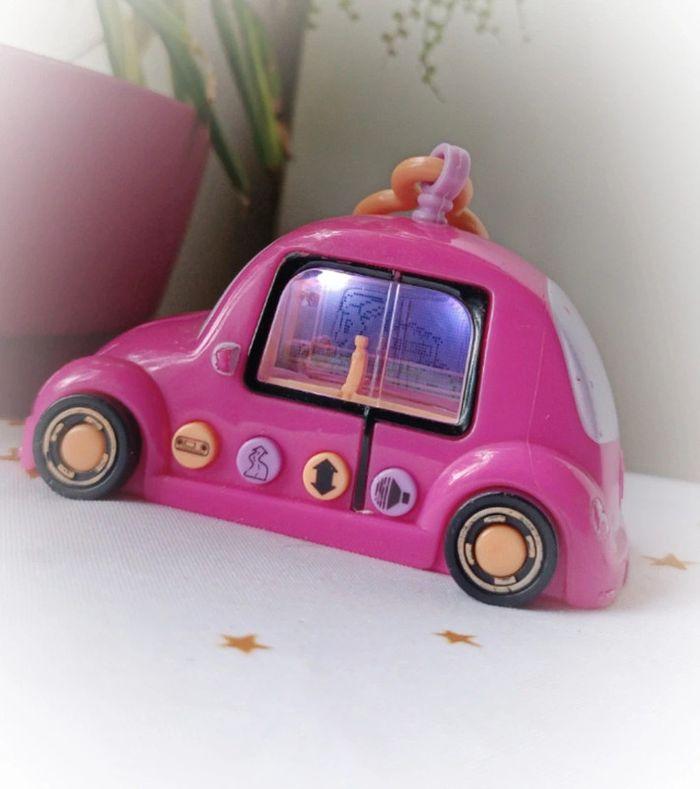 Pixel chix mattel vintage Tamagotchi jeux électronique Polly voiture car rose poupée doll animé - photo numéro 1