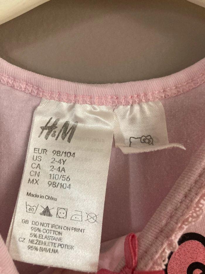 H&M Hello Kitty débardeur rose 2-4 ans - photo numéro 3