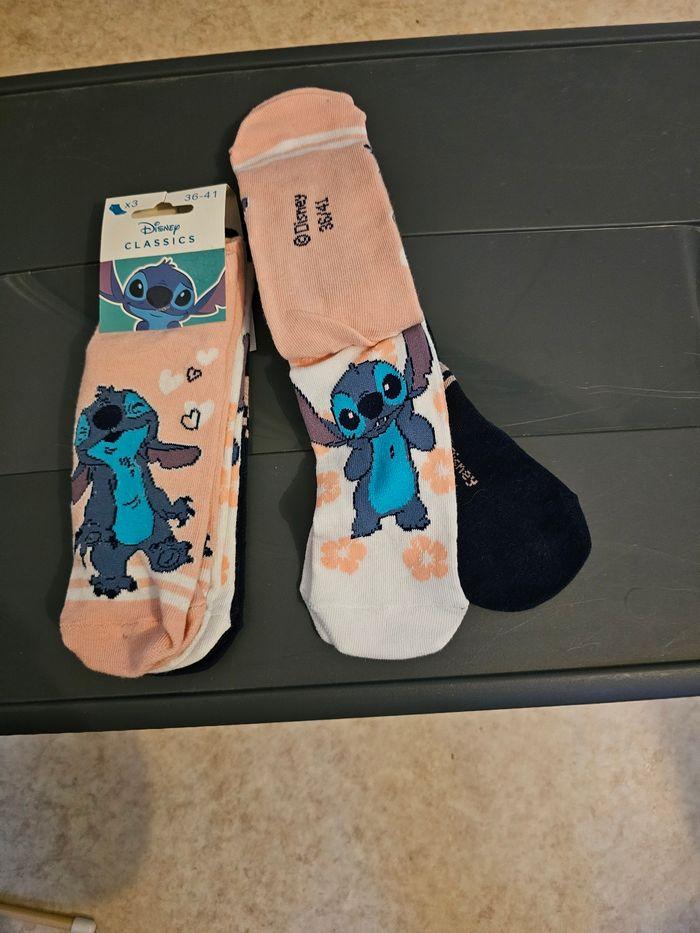 Lot de chaussettes stitch - photo numéro 2