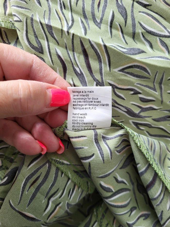 Robe longue verte à motifs modèle Elvalia taille XL By One Loicïa Curve neuve avec étiquette - photo numéro 20