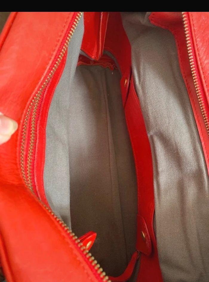 Maison Margiela Sac rouge en cuir - photo numéro 7