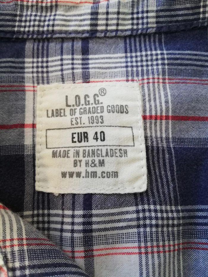 Chemise à carreaux bleu 40 - photo numéro 9