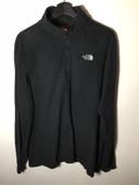 Polaire 1/4 zip pour homme The North Face noir taille L 082