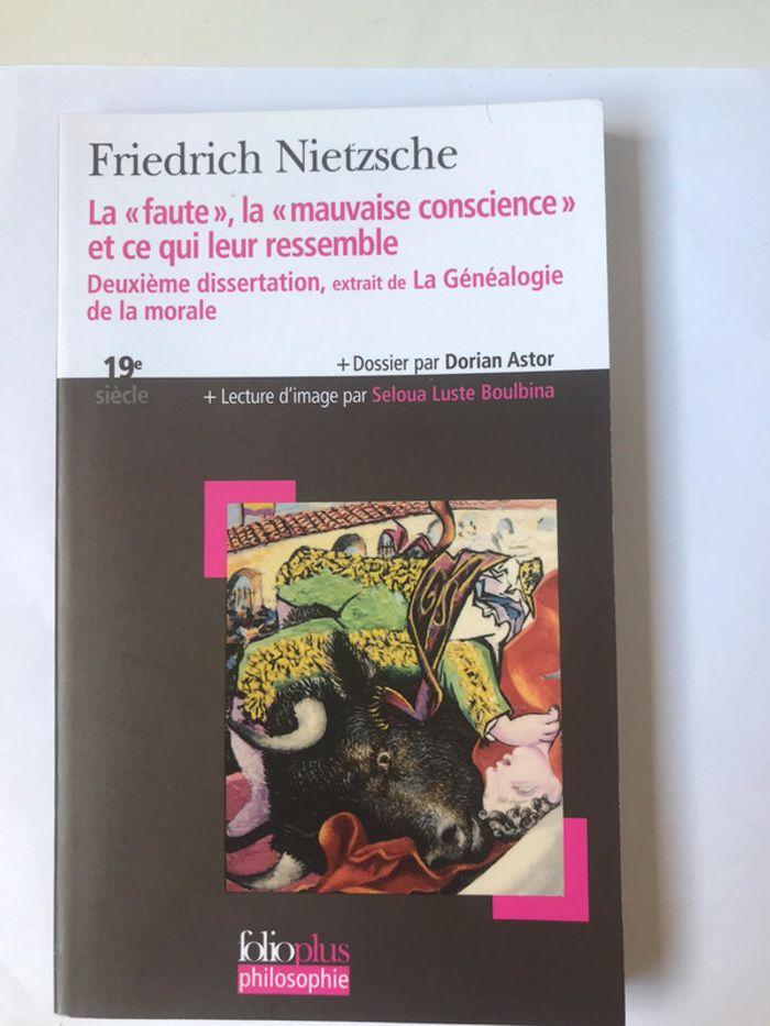 La « faute » la mauvaise conscience et ce qui leur ressemble - photo numéro 1