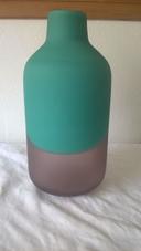 Vase contemporain bicolore