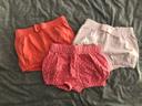 Lot 3 shorts bloomer 3 mois