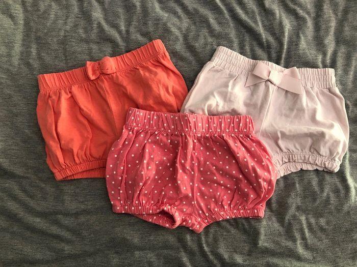 Lot 3 shorts bloomer 3 mois